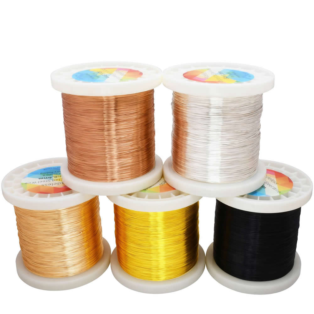 Copper Wire Roll - Nicht verblassender, anlaufgeschützter, biegsamer kupferbeschichteter Stahl,