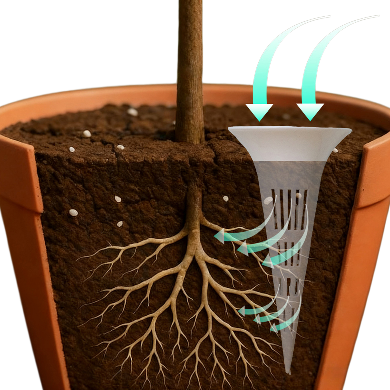 Bonsai Garden Usa - Mehrlochige Wasserpflöcke zur Verhinderung von Wurzelfäulnis,