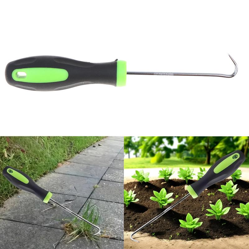 Root Hook Tool - ● Robustes Unkrautentfernungswerkzeug – Ergonomischer Wurzelentferner