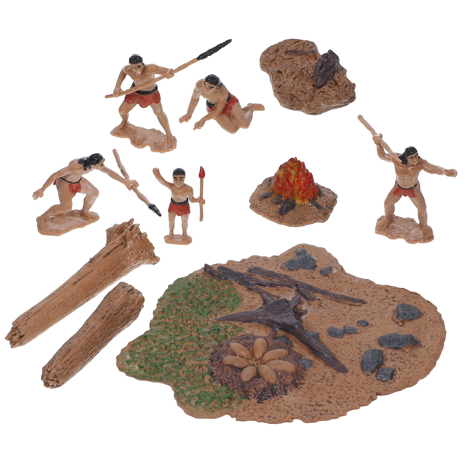 Bonsai Garden Usa - 1 Set Miniatur-Primitivszenerie-Dekoration für Zuhause, Schreibtisch,