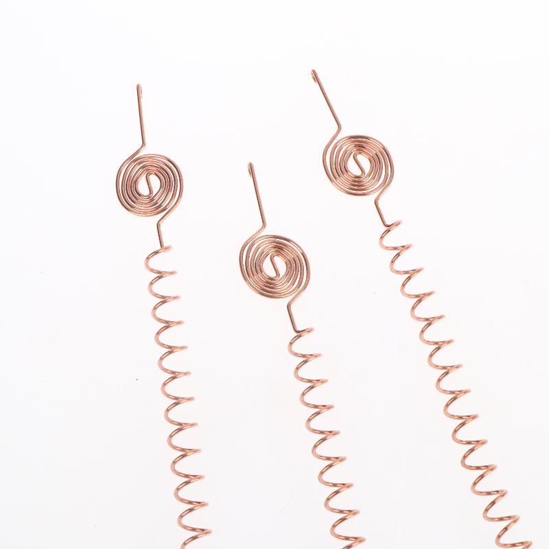 Copper Wire Roll - . # 3er-Set Vitalitäts-Pflanzenwachstums-Elektrokultur-Pflanzstäbe, Orgon-Energie-Kupferdrahtspulen-Pflanzstäbe, Pflanzenstützstäbe