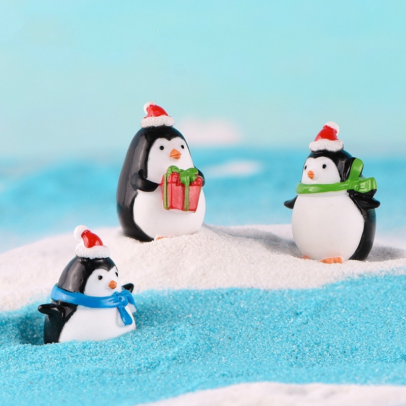 4 Stück Mini-Pinguin aus Kunst – Bonsai Garden World Bewertung und Preis