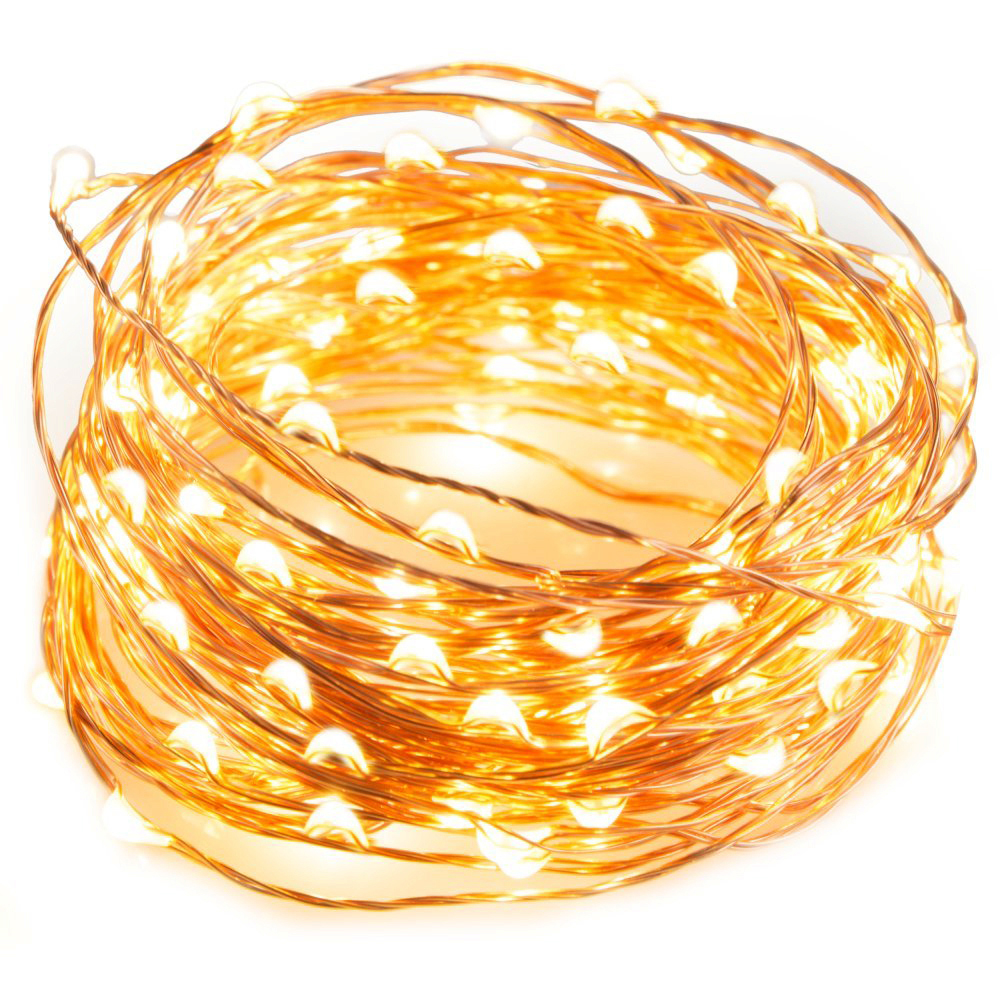 Warm weiß 5m 50led kupferdraht – Copper Wire Roll Bewertung und Preis