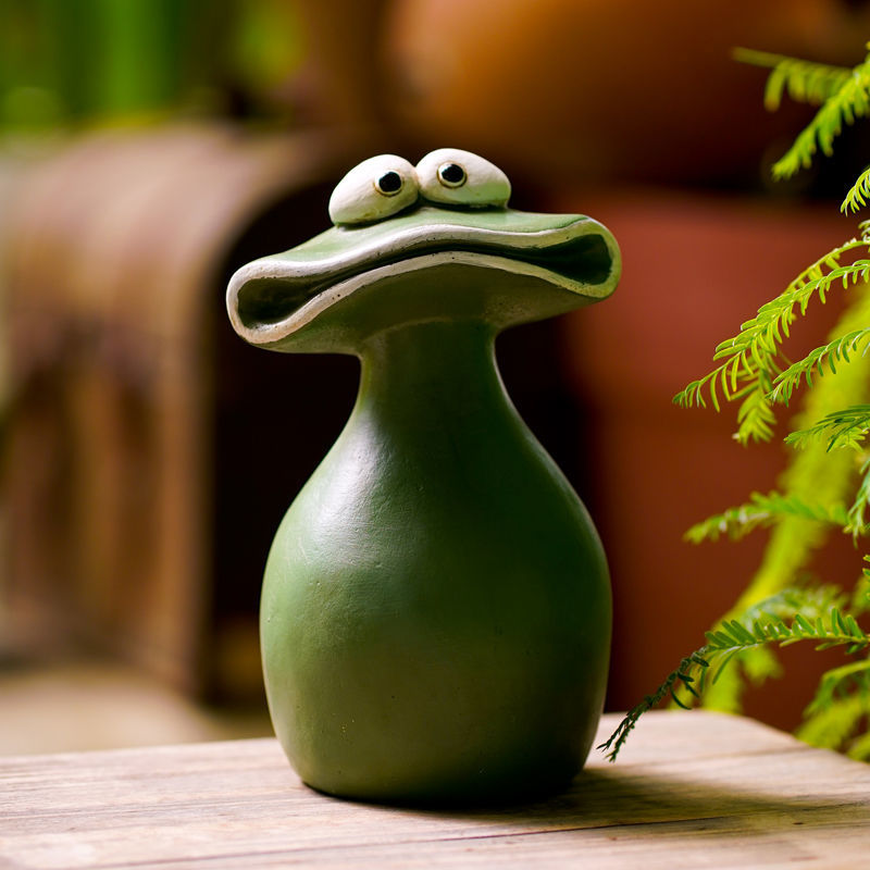 Cartoon Großer Mund Frosch Gar – Bonsai Garden China Bewertung und Preis