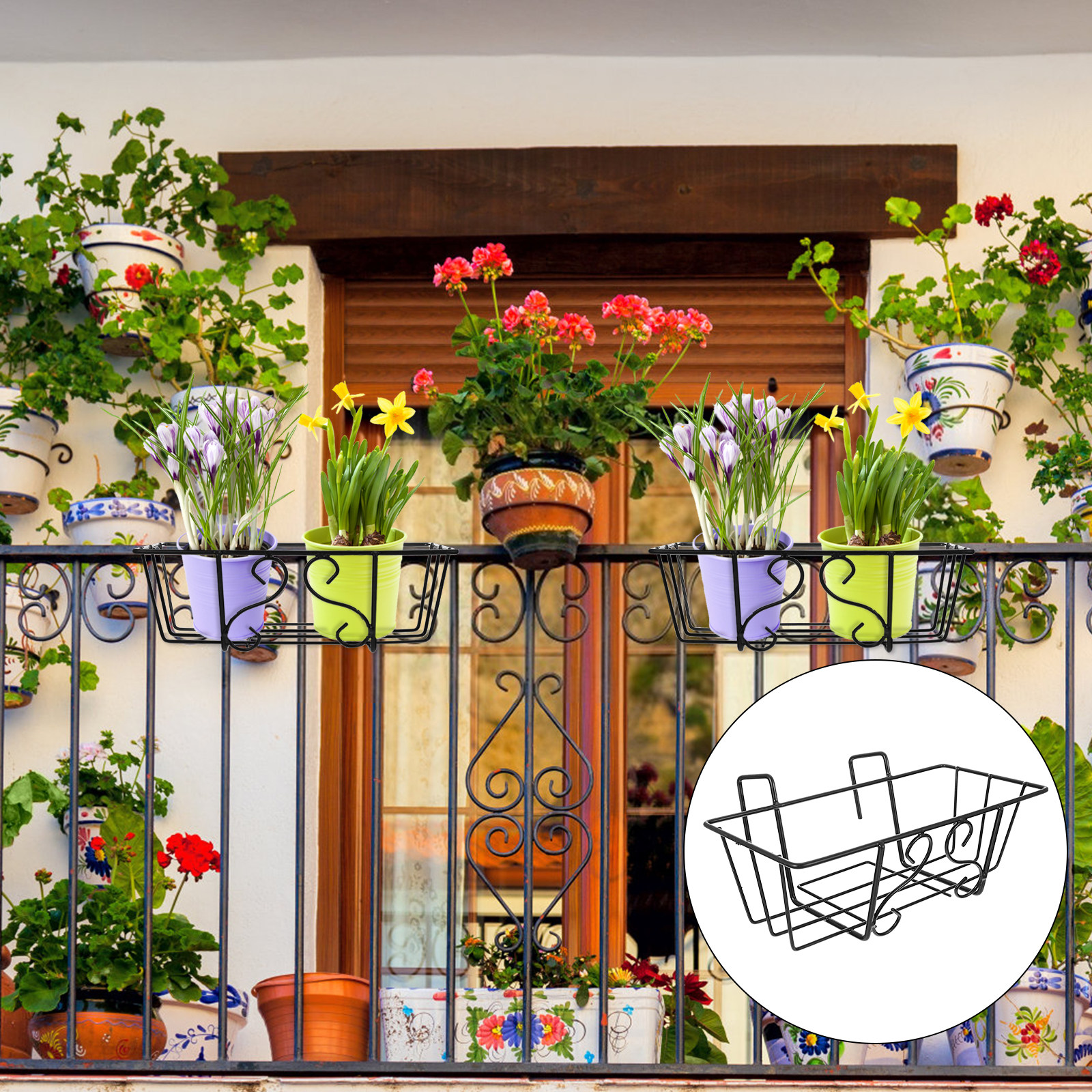 1 Stück Eisen-Hängeblumentopfh – Bonsai Garden Usa Bewertung und Preis